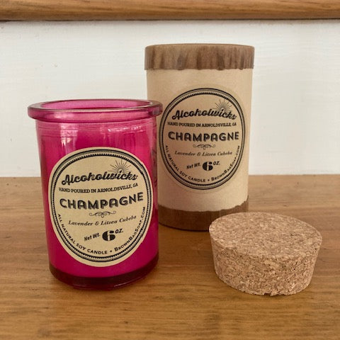 Champagne candle