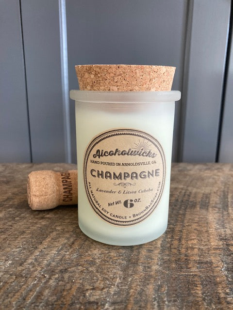 Champagne candle