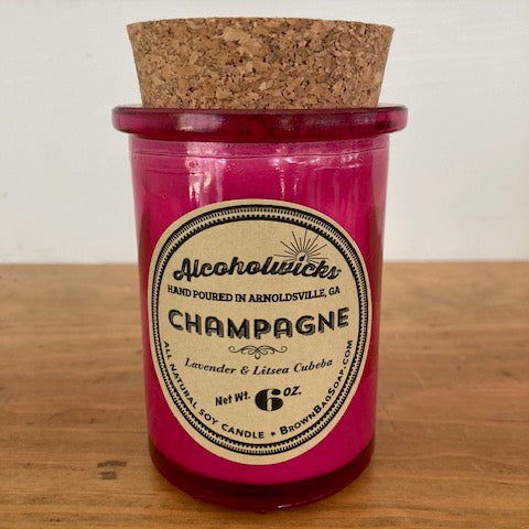 Champagne candle